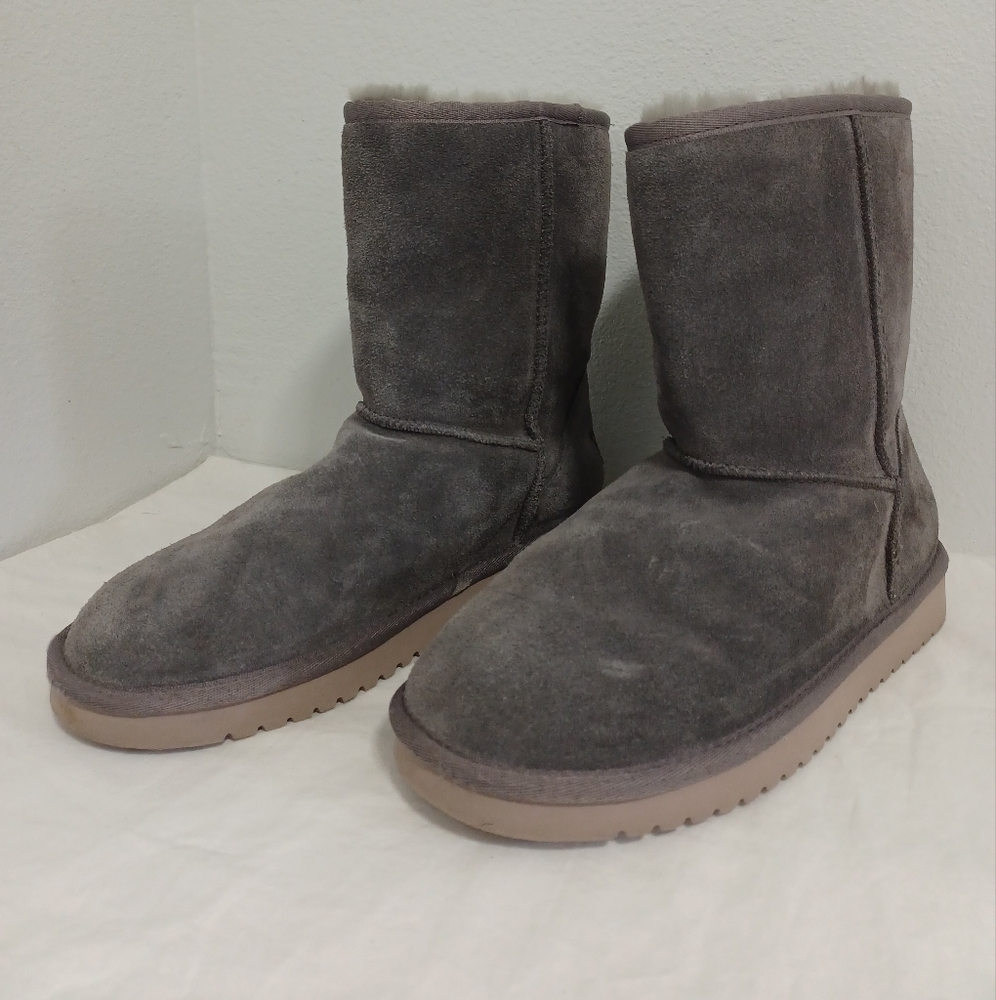 Koolaburra By Ugg Short Boots Ligth Purple Suede Leather Size 8
